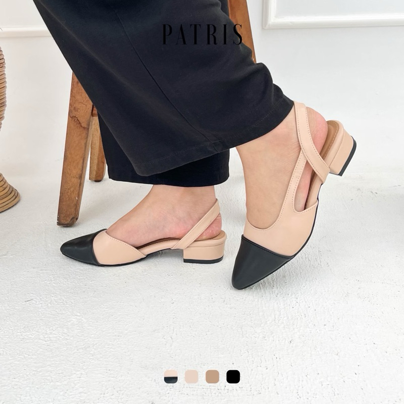 Patris Arleth Mules Wanita Heels / Hak 3 Cm