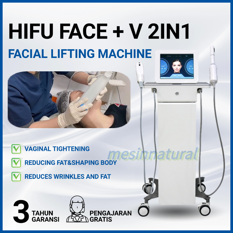 HIfu 2in1 hifu wajah + hifu vagina ultrasound alat klinik kecantikan beauty mesin beauty machine rad