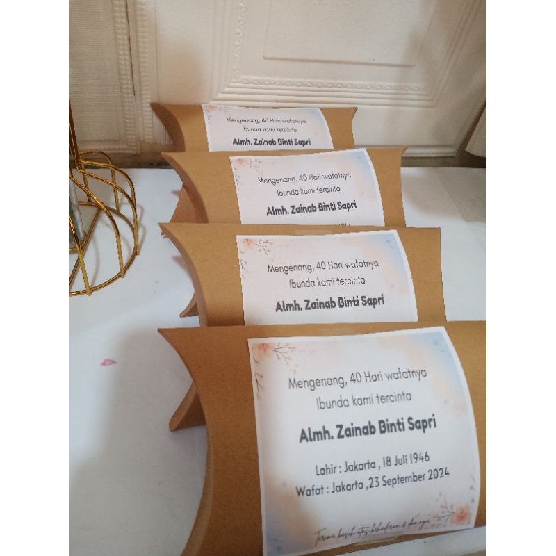 sajadah 40 harian souvenir sajadah