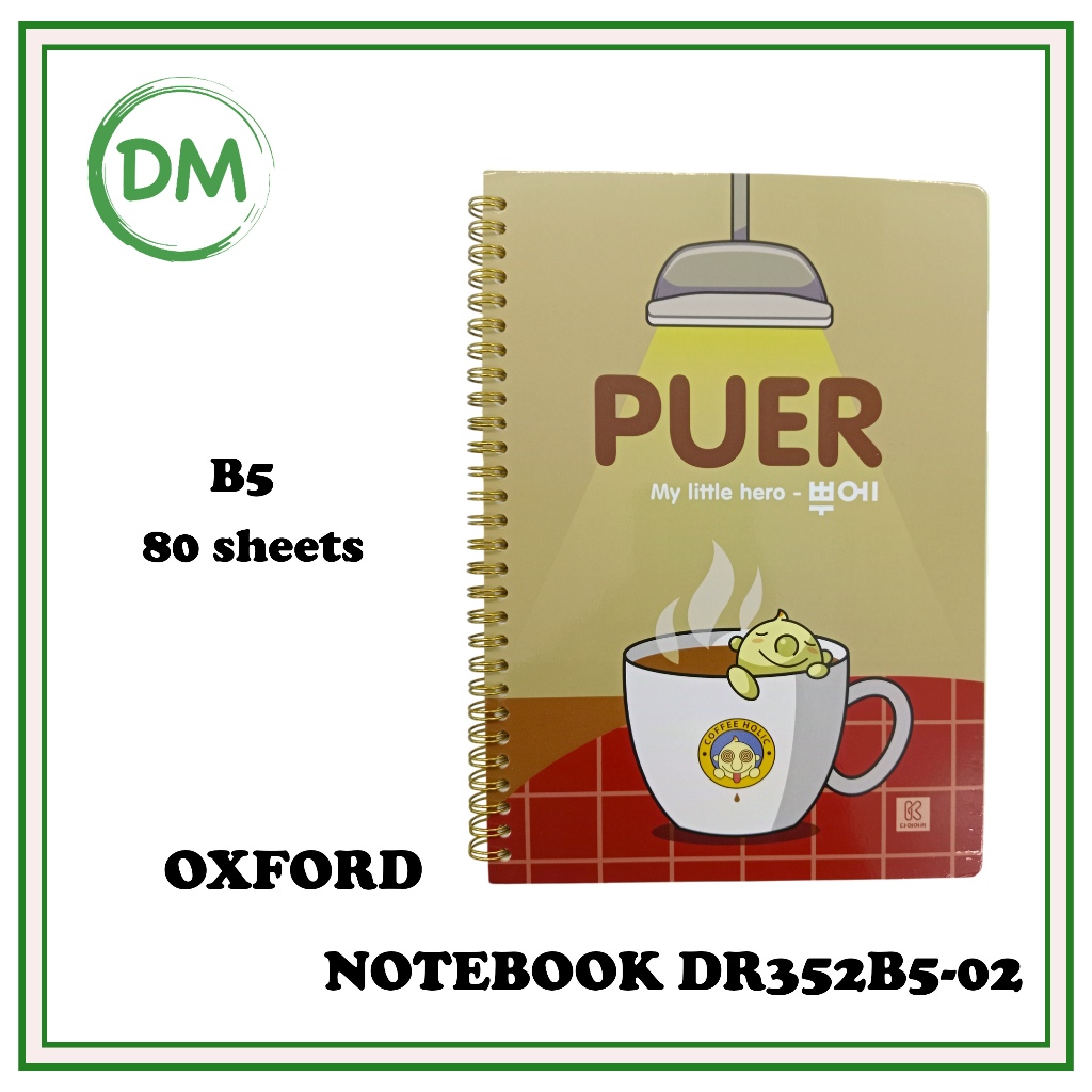 

D352B5-02 Notebook Oxford Spiral 80 SHEETS