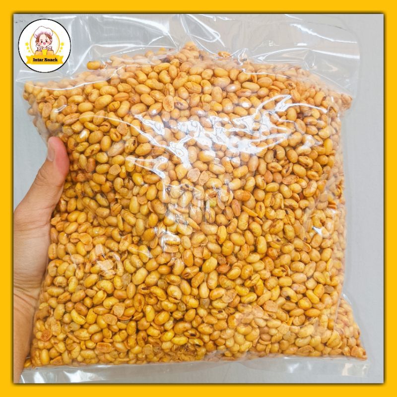 

Kacang Kedelai Goreng Asli - Original Gurih Asin 1kg - 5kg