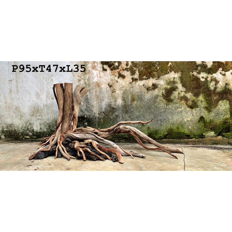 Hardscape Santigi Natural Cocok untuk aquarium aquascape 100-120cm