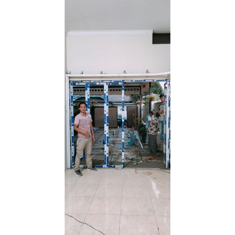 KUSEN PINTU ALUMINIUM KACA..