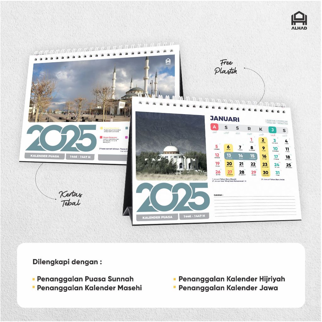 

Kalender Meja 2025 I Kalender Puasa I Bisa Custom I M02