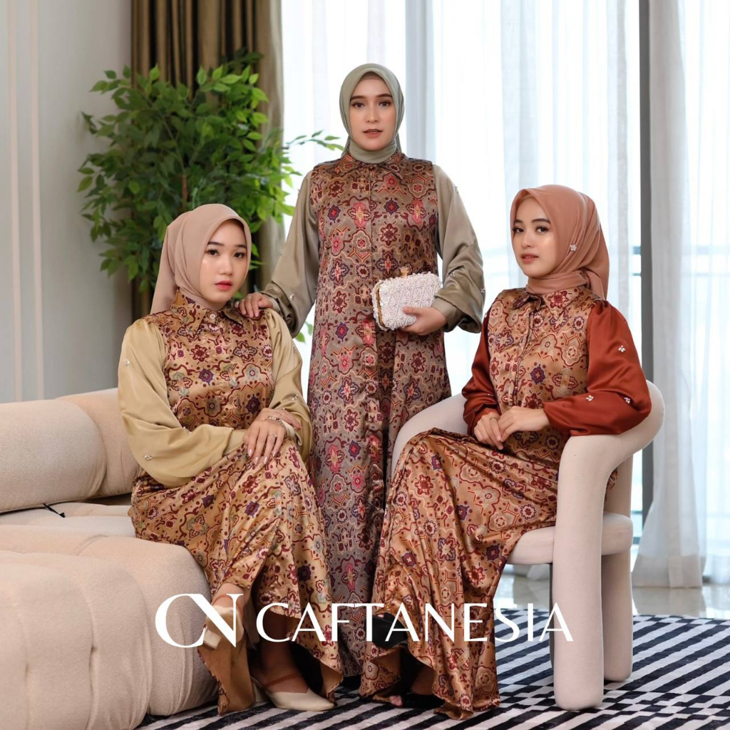 Caftanesia - Dress Dior Silk Tazkia Sale Kaftan Lebaran