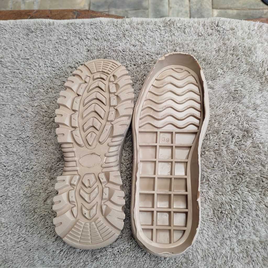 sol sepatu safety/ sol sepatu karet untuk PDL treking lapangan berkualitas tinggi