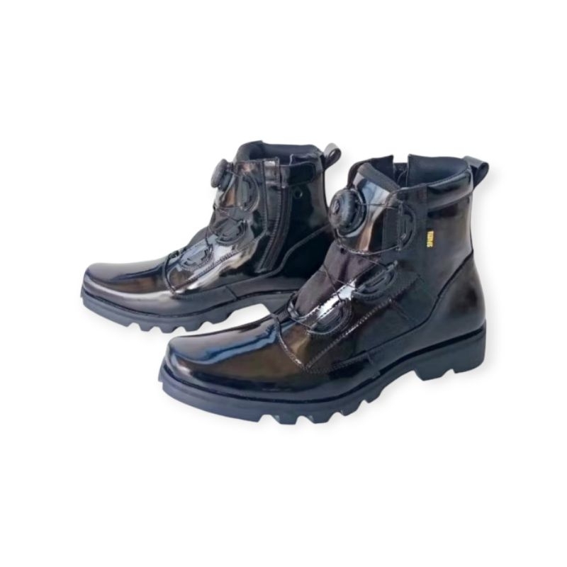 SEPATU PDH TALI PUTAR KULIT MENGKILAP 055 sparta