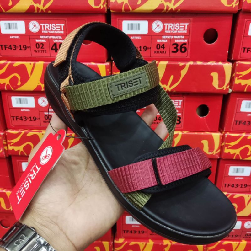 TRISET SHOES ORIGINAL❗Sandal Wanita Wedges