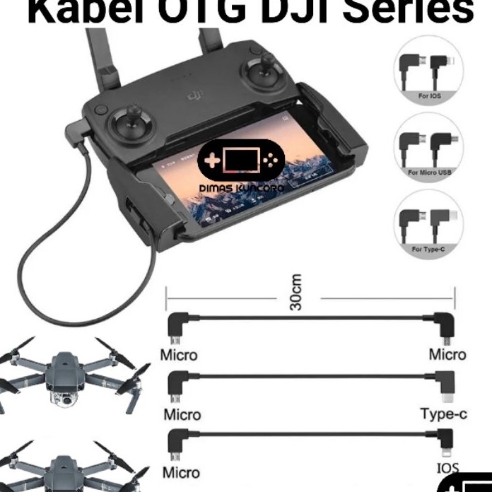 NEW PROMO Kabel OTG DJI SERIES phantom 2 3 hubsan zino mini se cable android type c remote