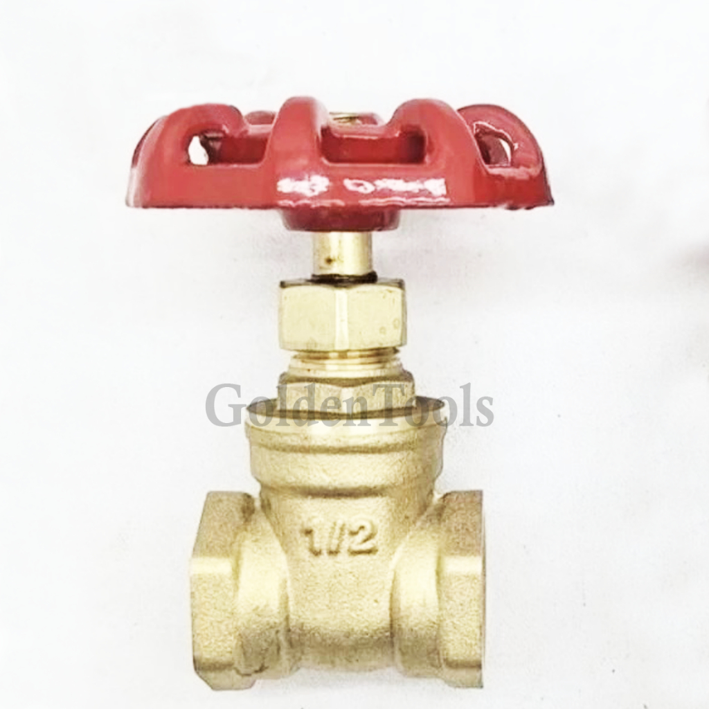 Stop kran gate valve kuningan 1/2" inch Stop Kran Putar Kuningan