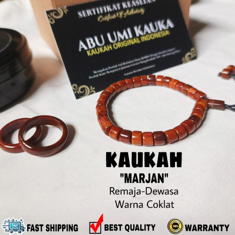 Gelang Tasbih Kokka Motif Marjan Kecil 33 Butir Original Asli Kaukah