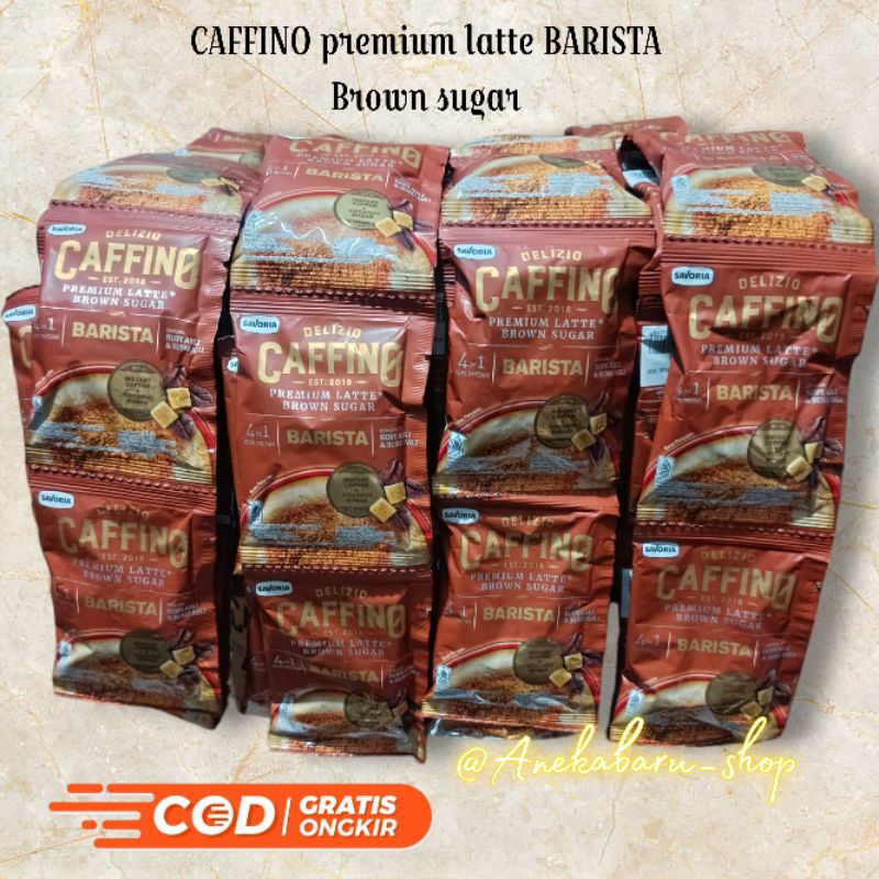 

[ 1 RENCENG / 10 SACHET ] CAFFINO Premium Latte Barista BROWN SUGAR