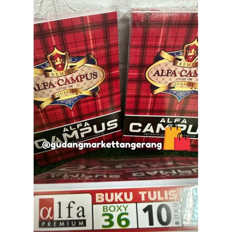 

ART D7M6 BUKU TULIS ALFA CAMPUS 36 1PACK 1buku