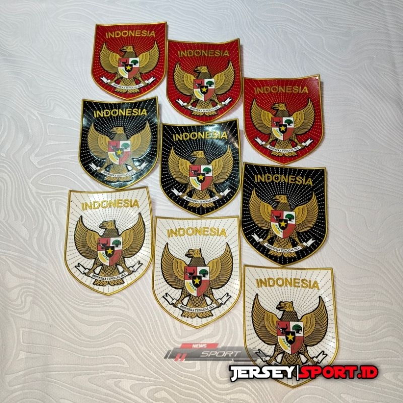 LOGO TIMNAS GARUDA RUBBER 3D ORIGINAL