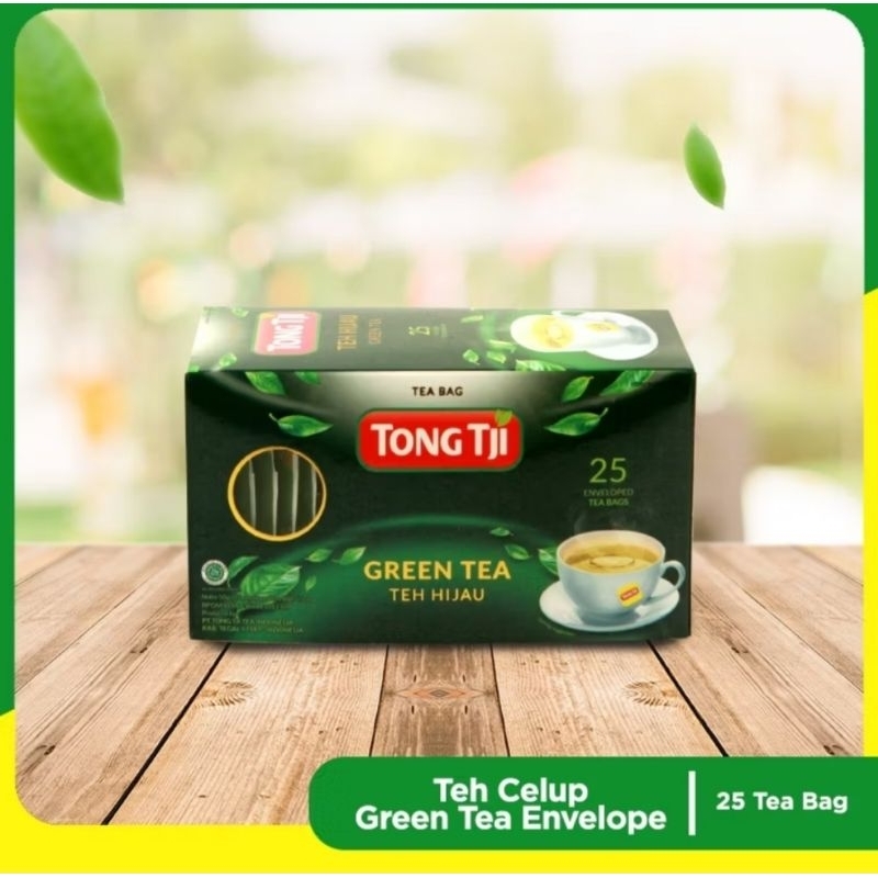 

Tong Tji Green Tea Teh Hijau Tong Tji 25 kantong amplop.