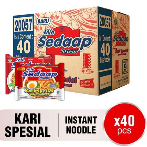 

Mie Sedap Rasa Kari Spesial 1 Dus 40 pcs