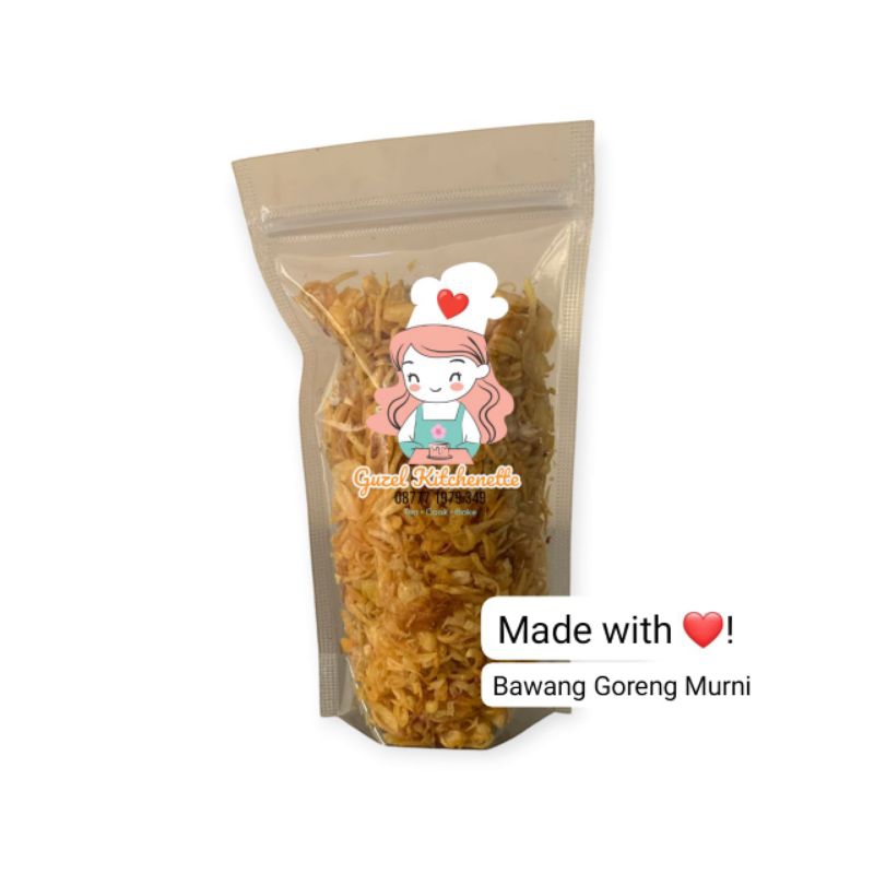 

Bawang Goreng Sumenep Murni tanpa campuran apapun - 60gr
