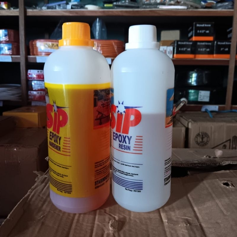 Lem epoxy sip 1kg resin herdener