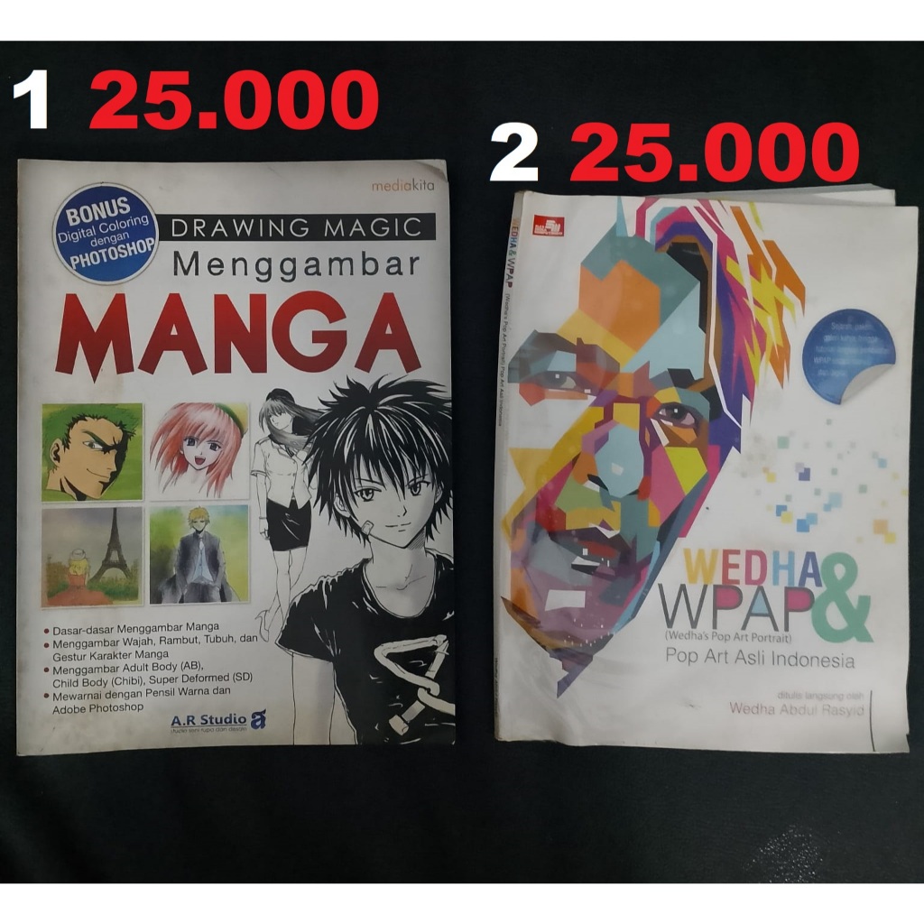 Menggambar Manga & WPAP Pop Art Asli Indonesia