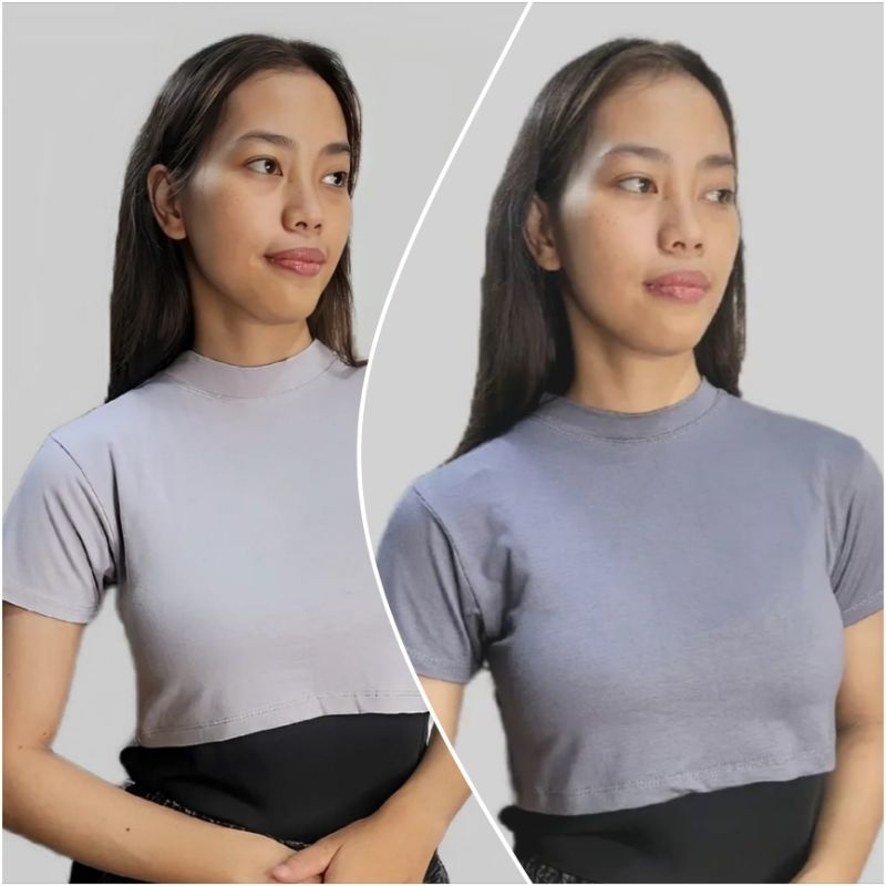 manset crop top lengan pendek /Manset crop top lengan pendek kaos rayon