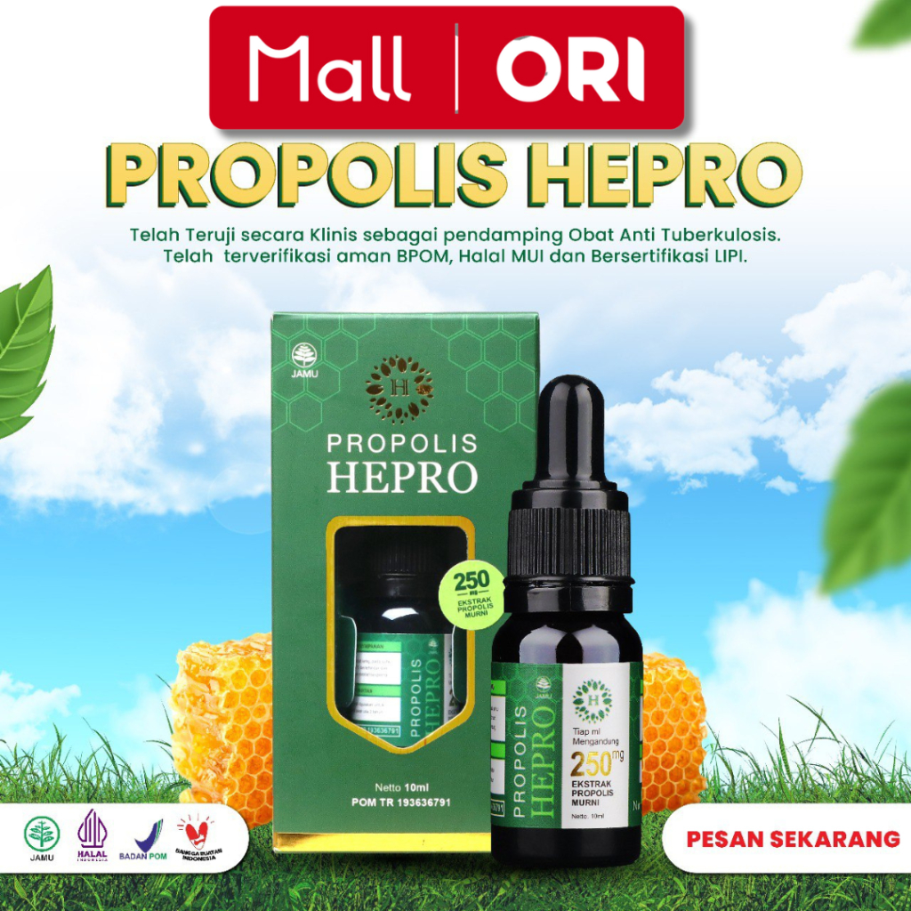 

Propolis Hepro 10 ml Original Trigona Hepo 10ml