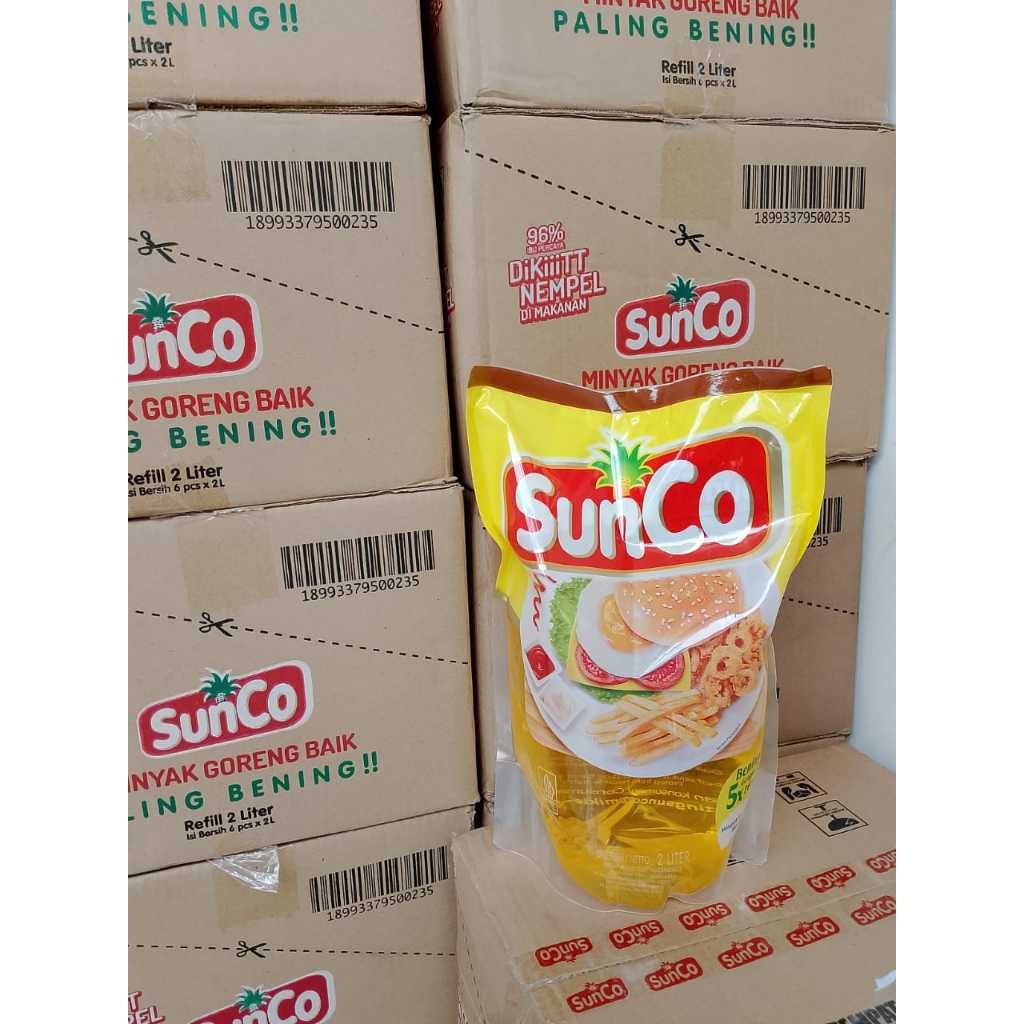 

(KARGO) MINYAK GORENG SUNCO 2L 1 DUS