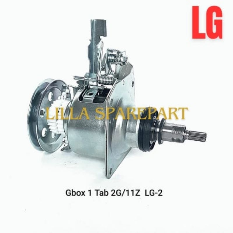 Gearbox Besi Mesin CuCi 1 Tabung 8 kg Turbo Drum LG