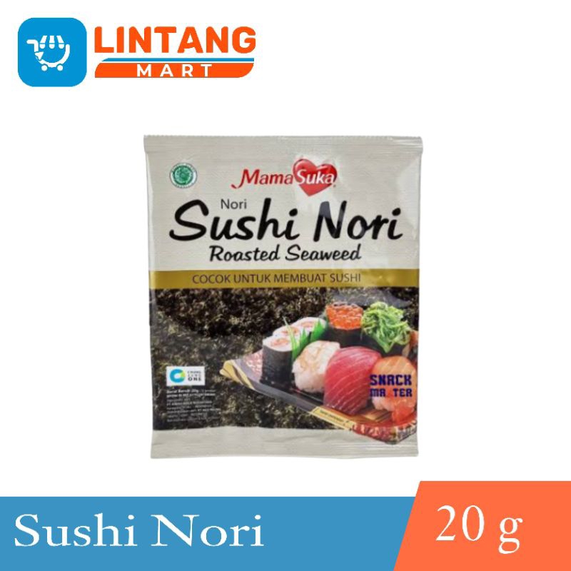 

✨LINTANGMART✨ Nori Sushi Nori MamaSuka 20g Cocok Untuk Membuat Sushi