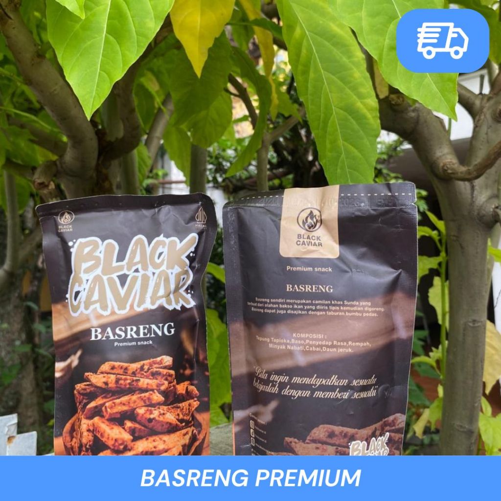 

Basreng Black Caviar Medan - Enak Pedas Daun Jeruk - Kemasan 100 Gram