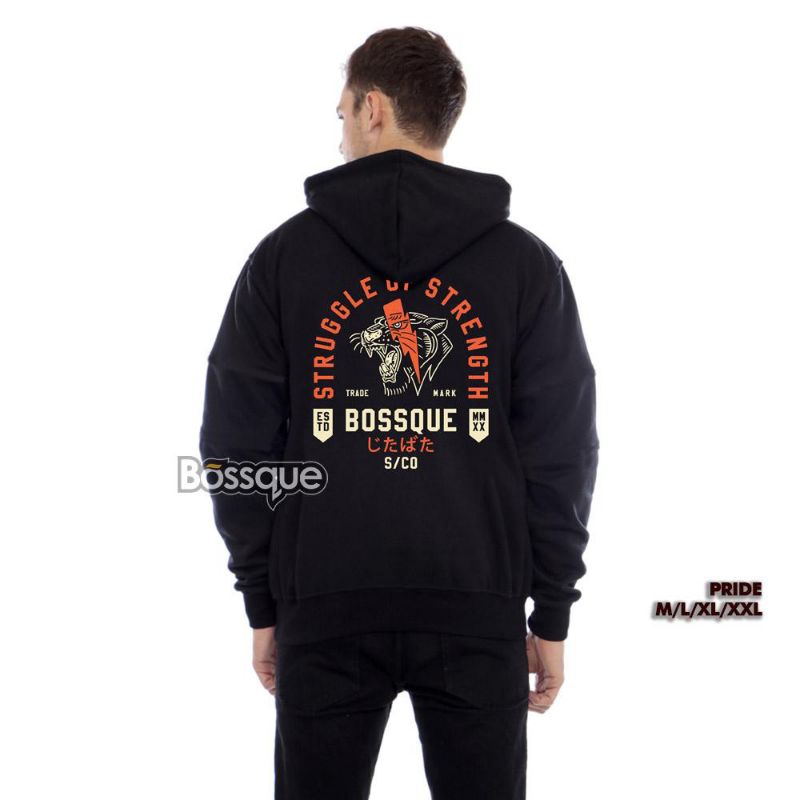 BOSQUEE X HEXSYS-H.Pride Hoodie Pria Original | M - XXL | Bordir