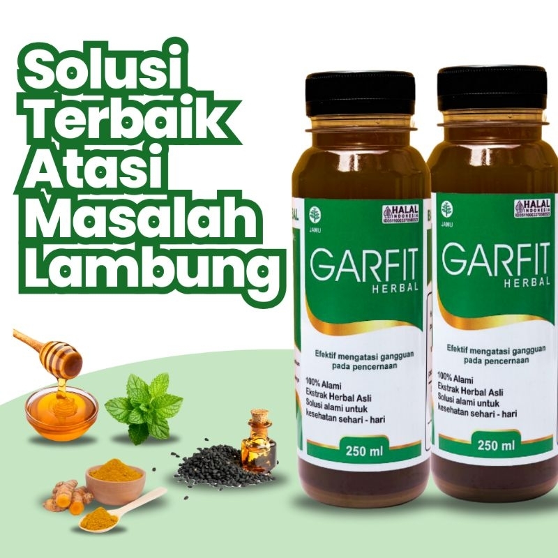 

Garfit 250 ml Atasi Masalah Lambung Dan Gangguan Pencernaan