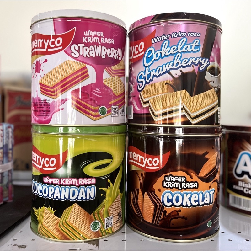 

Merryco Wafer Krim 350 gram All Varian