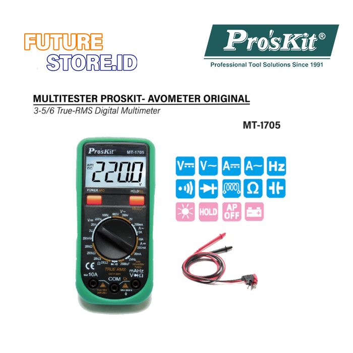 PROSKIT MT-1705 MULTITESTER - AVOMETER ORIGINAL