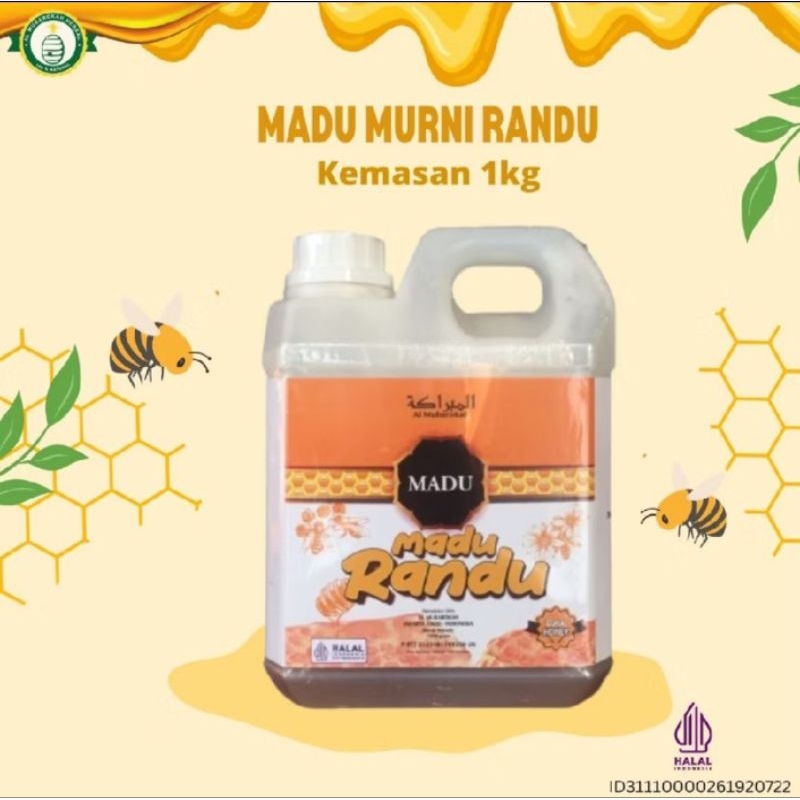 

Al Mubarokah- Madu Murni Nektar Randu Al Mubarokah 1kg