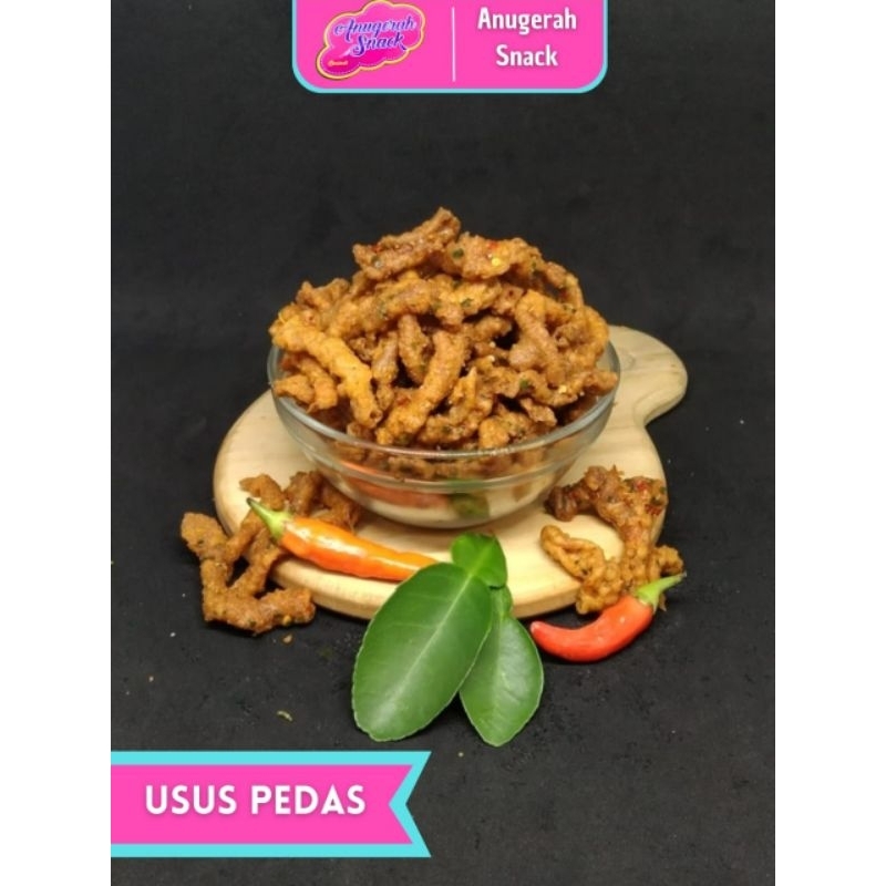 

Usus Crispy Pedas Daun Jeruk