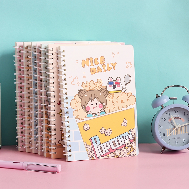 

Notebook Spiral A5 Buku Catatan Tulis Agenda Jurnal Cantik Buku Memo Motif Kartun Buku Diary Ring Utk Kantor Sekolah