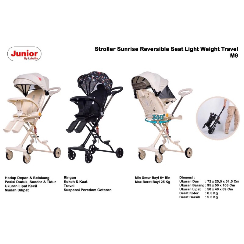 Stroller Junior Sunrise M9