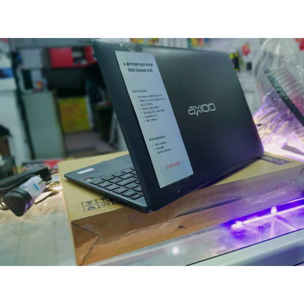 Jual Laptop AXIOO Slimbook 14 R5 Second