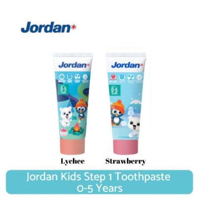 Jordan Toothpaste Step 1 dan 2