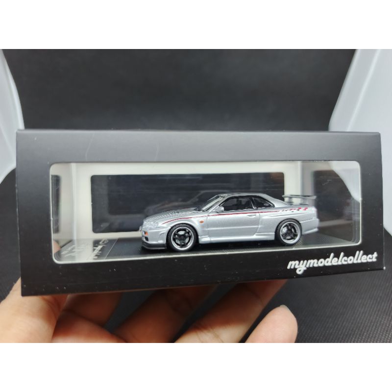 ModelCollect Nissan Skyline GT-R R34 Nismo Silver