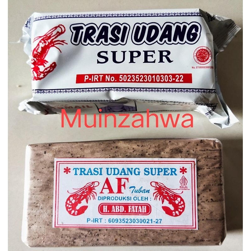 

TERASI UDANG H.ABD.FATAH (AF) 250 GRAM/ TRASI UDANG ENAK MURAH