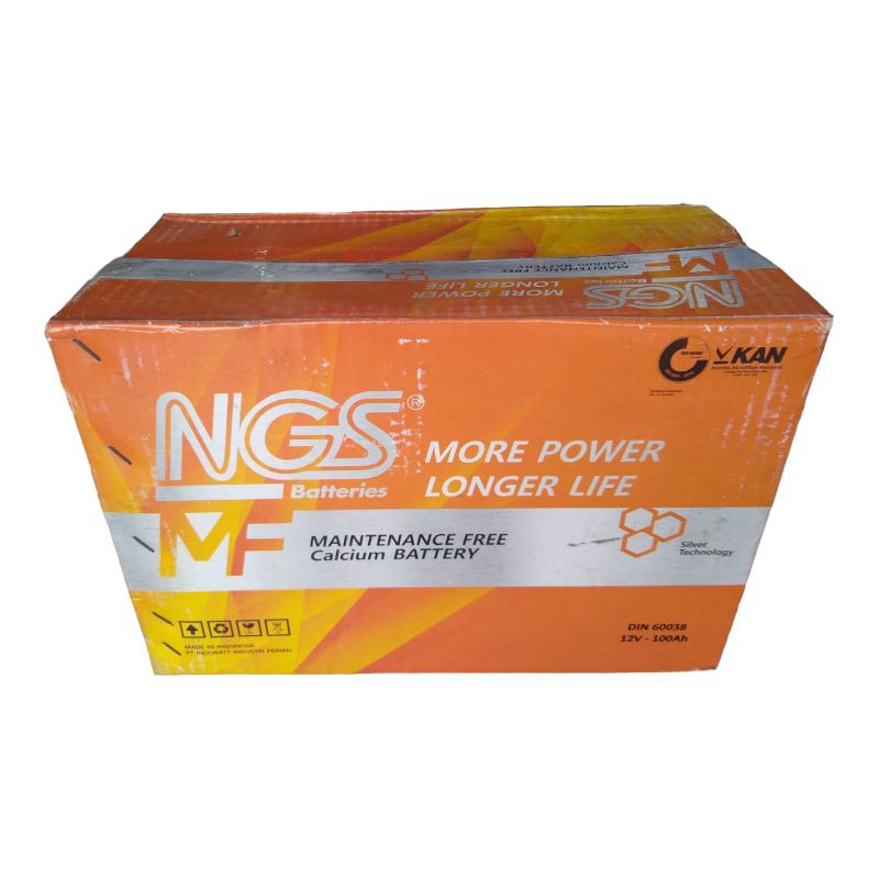 Aki Mobil  BMW 318 MF NGS 60038 100ampere Din 100 Kering MF