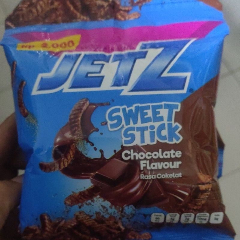 

jetz sweet stick rasa coklat isi 10 renceng