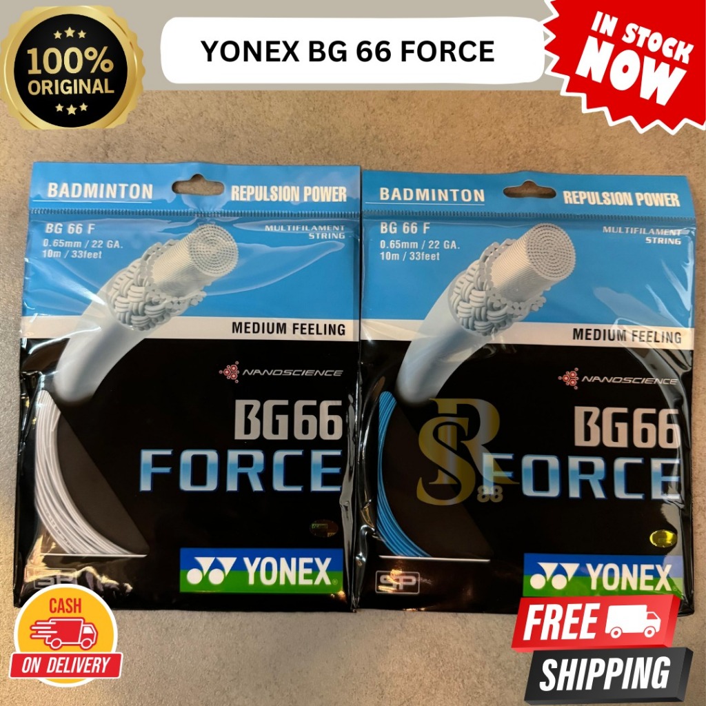 Senar Raket Badminton Yonex Bg66 Bg 66 Force Original
