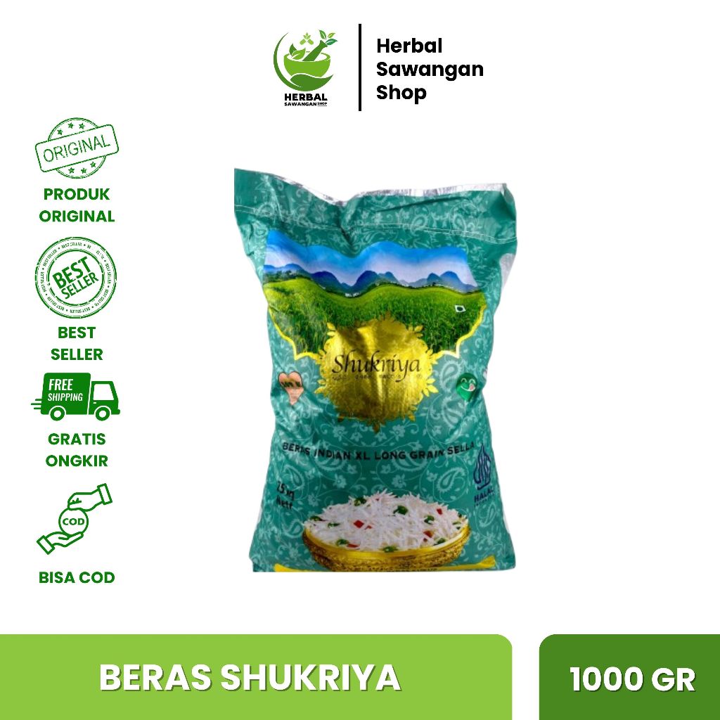 

Premium Shukriya Basmati Rice Kemasan 1Kg