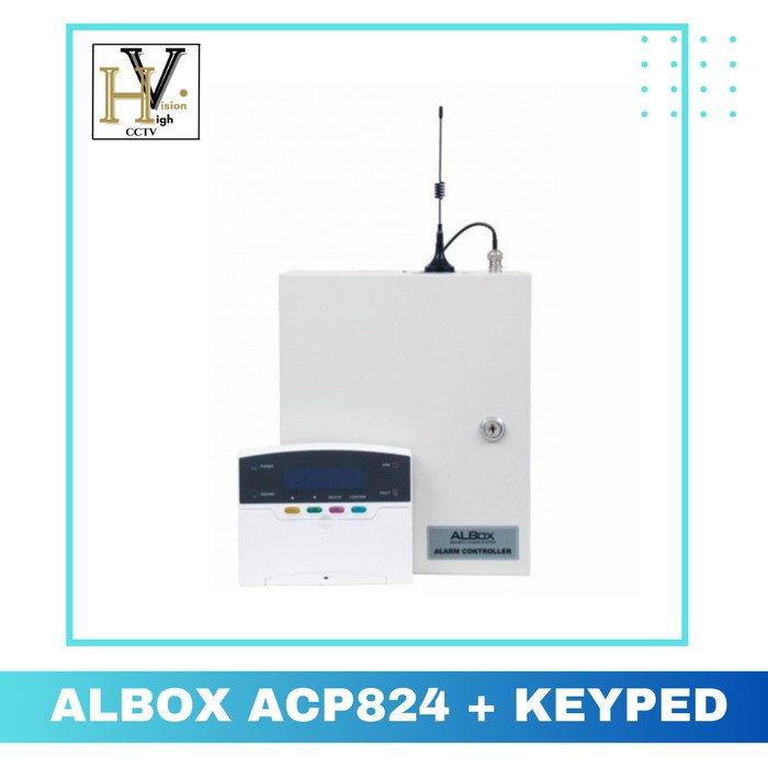 ALBOX ALARM CONTROL PANEL ACP824+KEYPAD