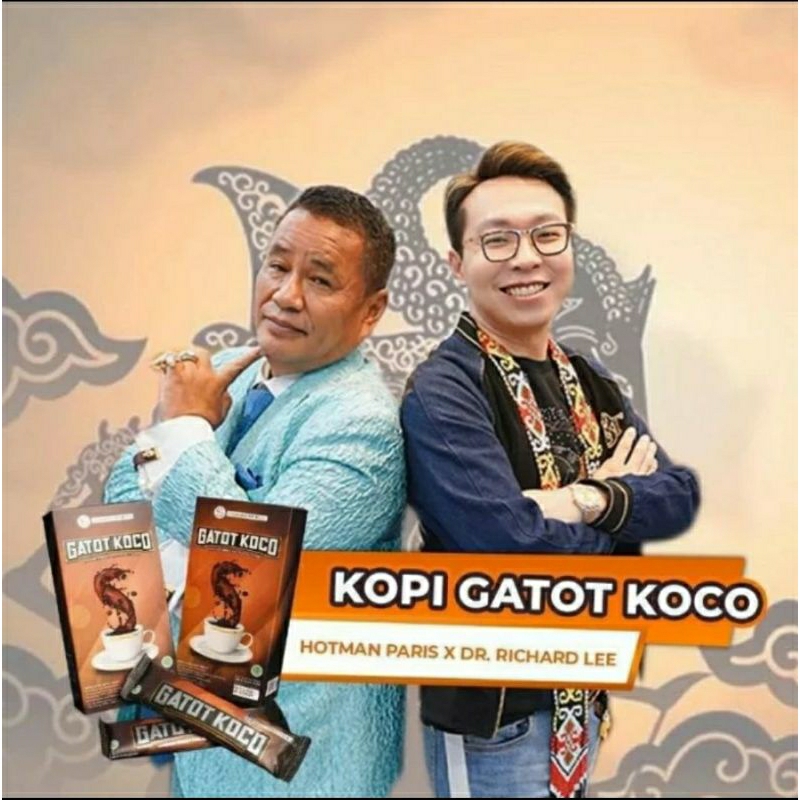 

KOPI GATOT KOCO 1BOX 5 SACHET COFFEE ORIGINAL BPOM BY DR.RICHARD LEE