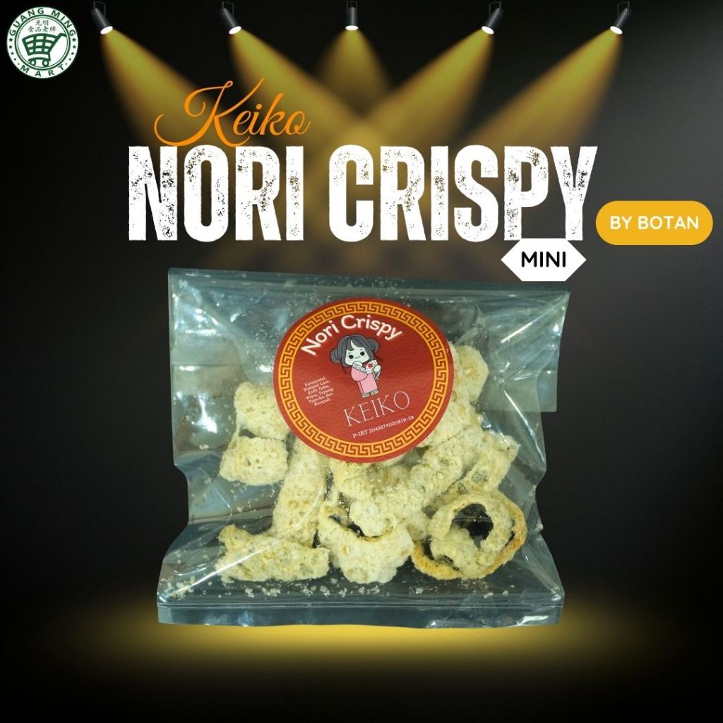 

Nori Crispy Mini Keiko / Kerupuk Nori by Botan