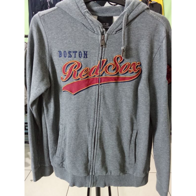 Hoodie Zipper MLB Red Sox