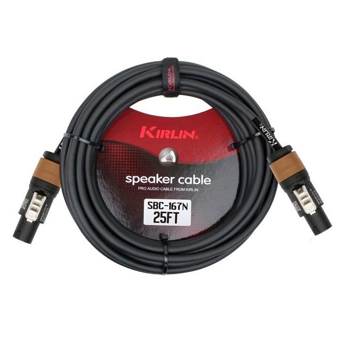Speaker Cable Kirlin SBC-167N Black 25ft Original